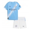 Manchester City Hemmakläder Barn 2025-26 Kortärmad (+ Korta byxor)